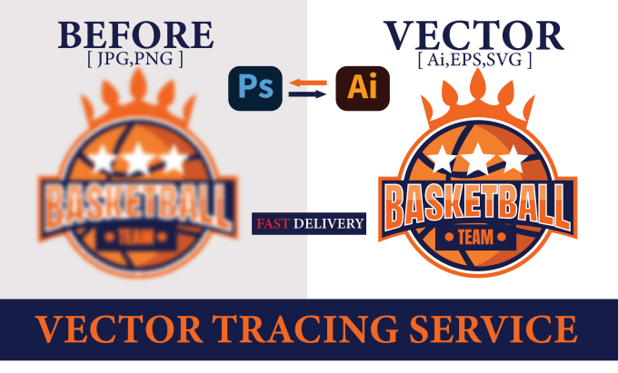 Gig Preview - Vectorise,redraw logo,png to vector, vector tracing manually