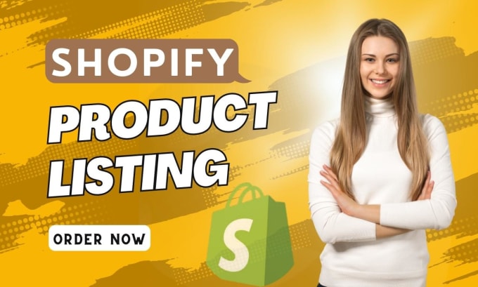 Gig Preview - Do shopify product listings with variation