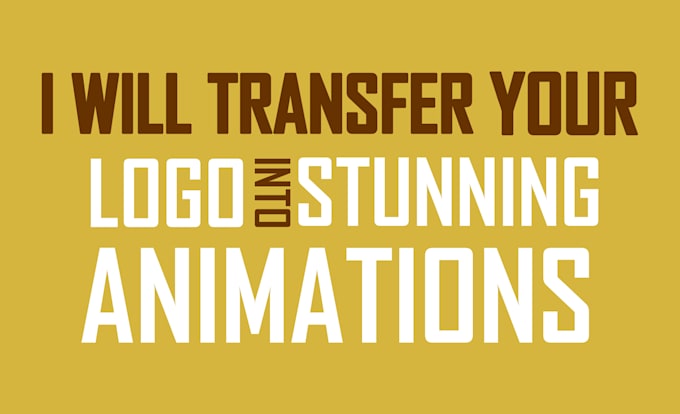 Gig Preview - Create logo animations that perfectly suit your business