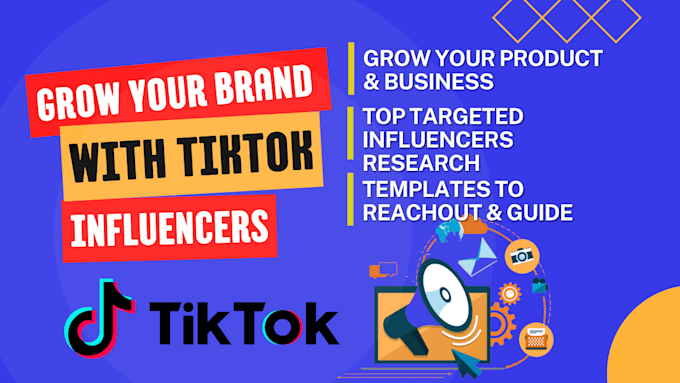 Gig Preview - Find top tiktok influencers to grow your brand