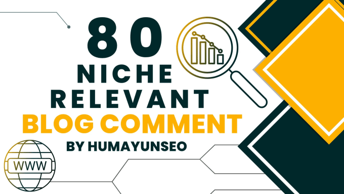 Gig Preview - 80 niche relevant blog comment authority SEO backlinks