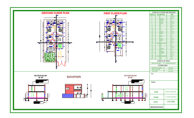 Bestseller - draw floor plan, house plan, and elevations in autocad