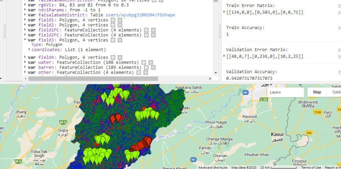 Bestseller - do remote sensing images analysis using machine learning on google earth engine