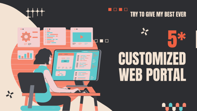 Gig Preview - Create a customized and great web portal with PHP as backend