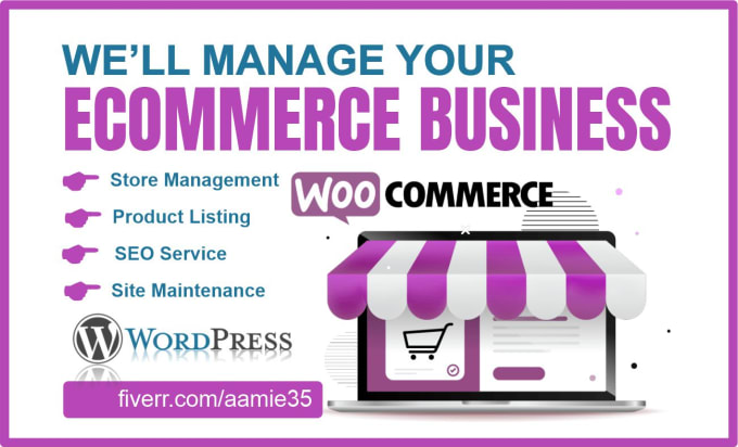 Gig Preview - Do woocommerce store management for your online store