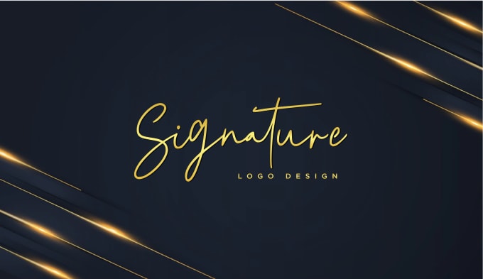 Gig Preview - Create unique signature logo design for your brand