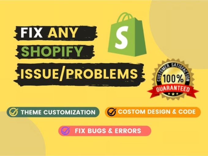 Gig Preview - Shopify website design shopify website redesign shopify store design