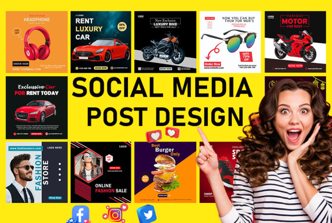 Gig Preview - Design social media post, banner, facebook ads