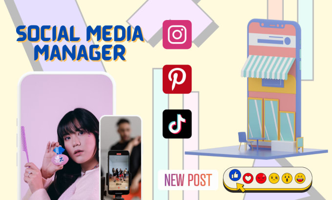 Gig Preview - Be your organic social media content manager