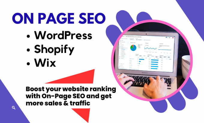 Gig Preview - Do on page SEO for wordpress, wix and shopify