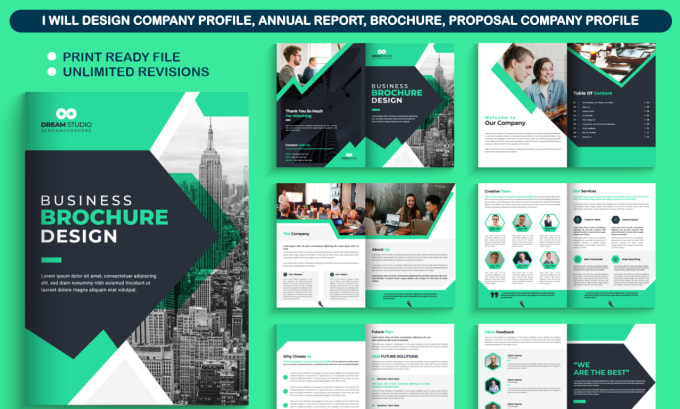 Gig Preview - Design company profile, annual report, brochure, proposal company profile