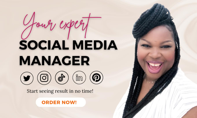 Gig Preview - Be your social media manager and content creator