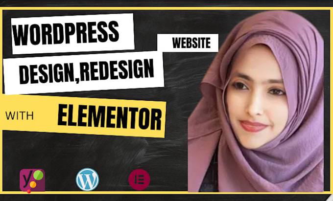 Gig Preview - Design, redesign or edit wordpress website with elementorpro