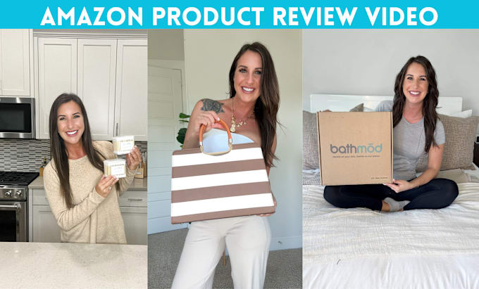 Gig Preview - Create an amazon influencer product review video,  lifestyle, video ad