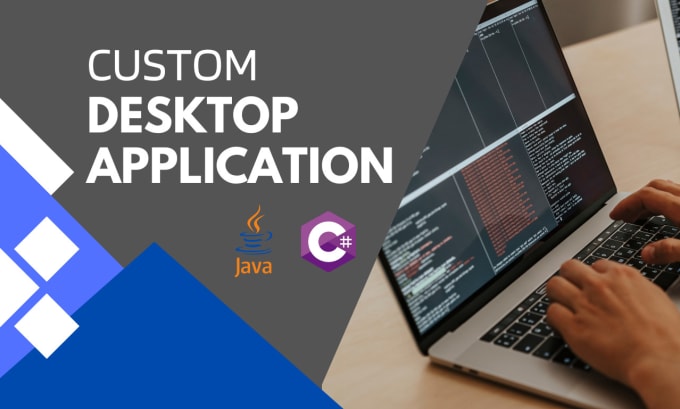 Gig Preview - Create a custom desktop application for your needs using java, c sharp