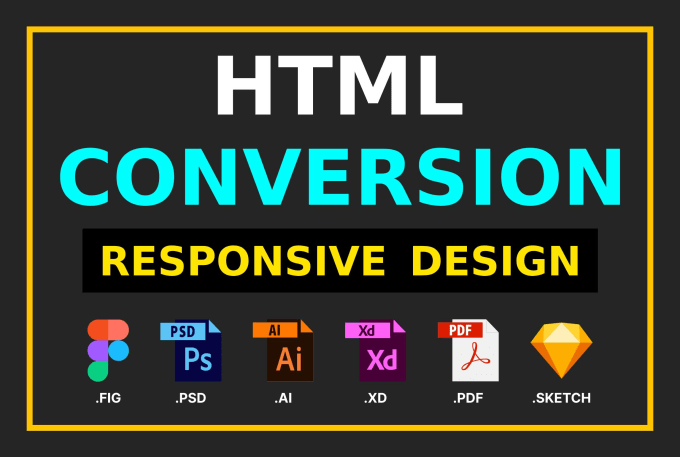 Gig Preview - Convert psd to html responsive website design with bootstrap 5