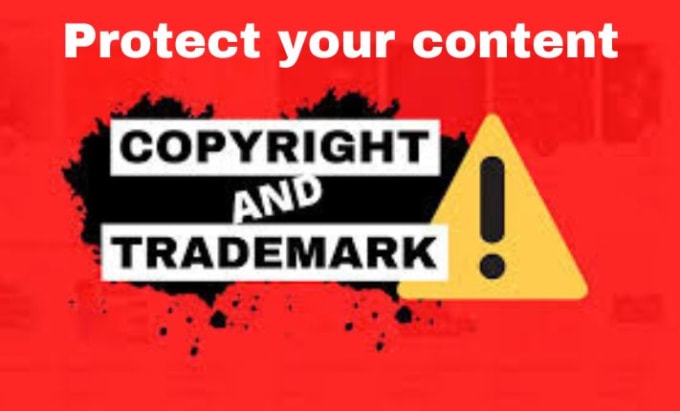 Gig Preview - Send dmca legal notice to infringing copyright and trademark violating content