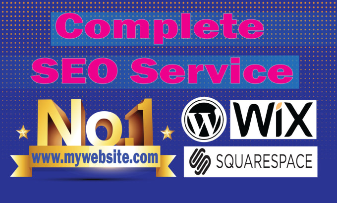 Gig Preview - Do complete monthly SEO service to optimize wordpress, wix, squarespace website