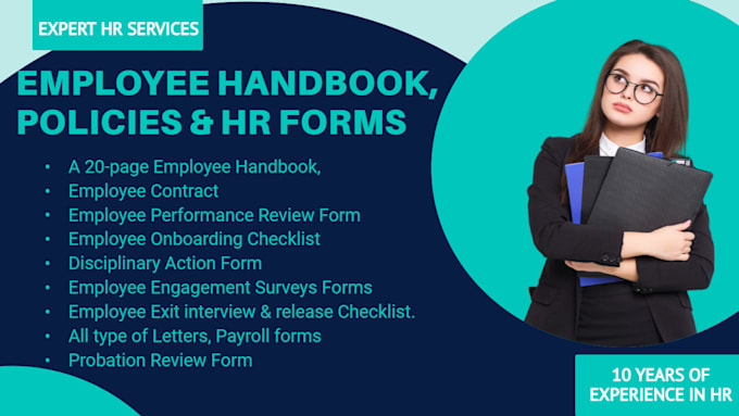 Gig Preview - Expertly crafted HR policies, employee handbook and HR forms