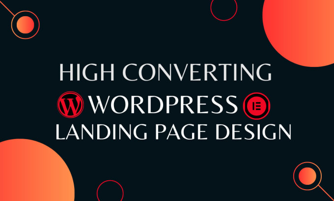 Bestseller - create an attractive wordpress landing page with fully responsive