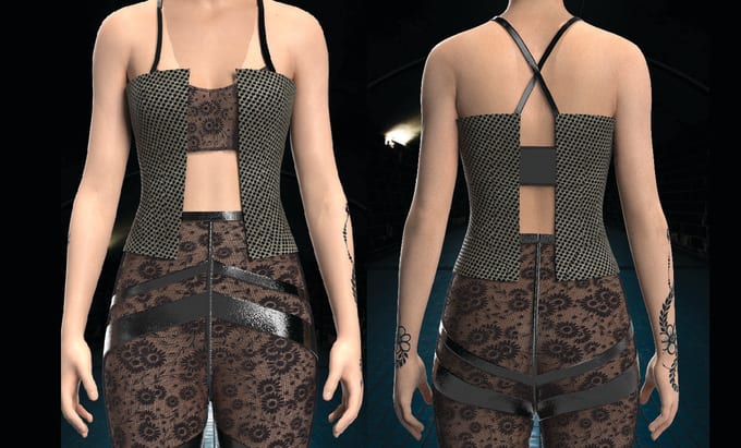 Gig Preview - Make your 3d clothing mockup on clo for your clothing brand