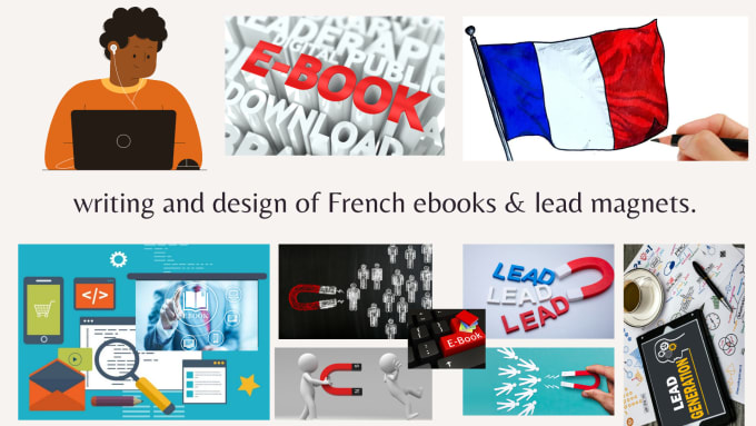 Gig Preview - Write and design your ebook or lead magnet in french