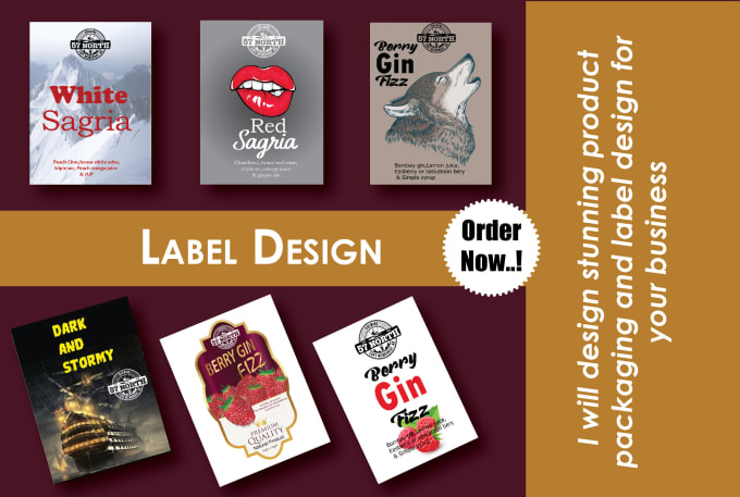 Gig Preview - Do stunning label and packaging design for your business