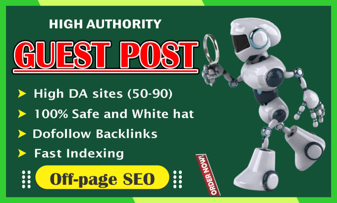 Bestseller - publish high da guest post  backlinks, on high da websites