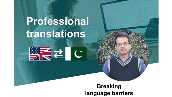 Gig Preview - Deliver superlative english, urdu translation