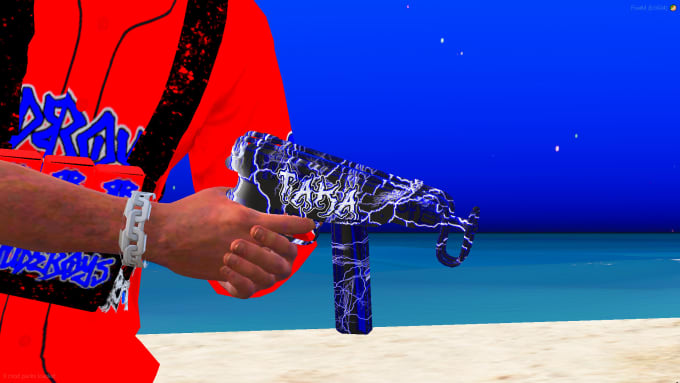 Gig Preview - Custom weapon skin gta 5 fivem