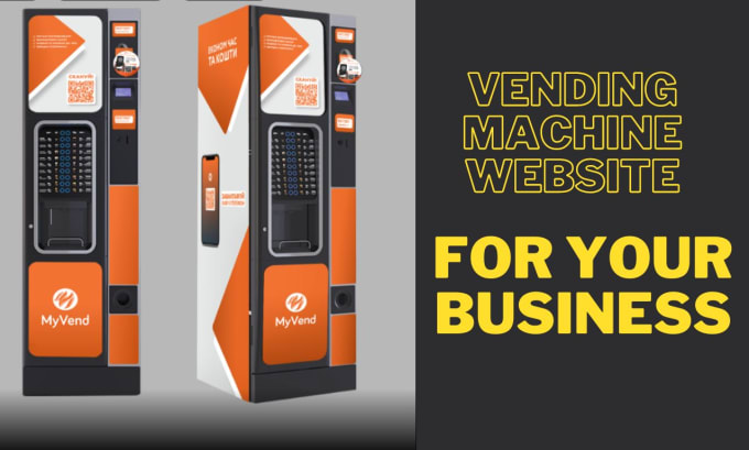 Gig Preview - Vending machine website, vending business website, vending machine landing page