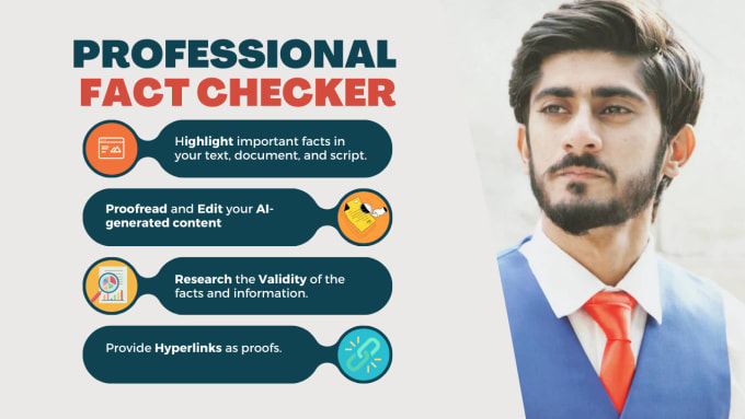 Gig Preview - Fact check your document, article and ai chat gpt content