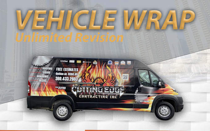 Gig Preview - Design a platinum quality trailer wrap vehicle wrap