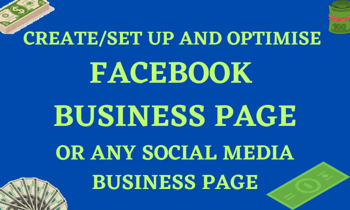 Gig Preview - Create a facebook or any social media business page