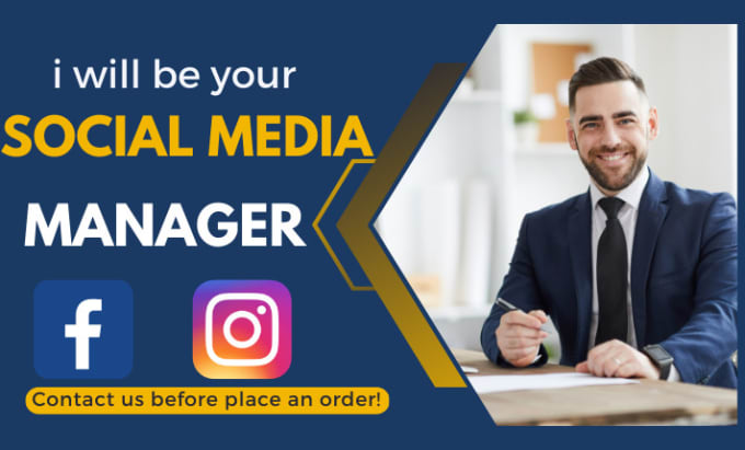 Gig Preview - Be your instagram and facebook social media manager