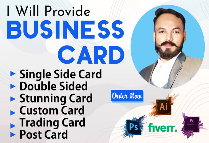 Gig Preview - Create stunning, custom, single or double sided business card