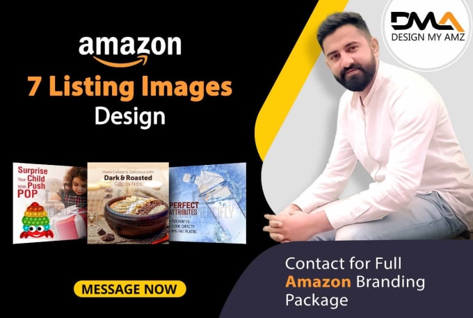 Gig Preview - Our agency will design amazon listing images to boost your PPC conversion