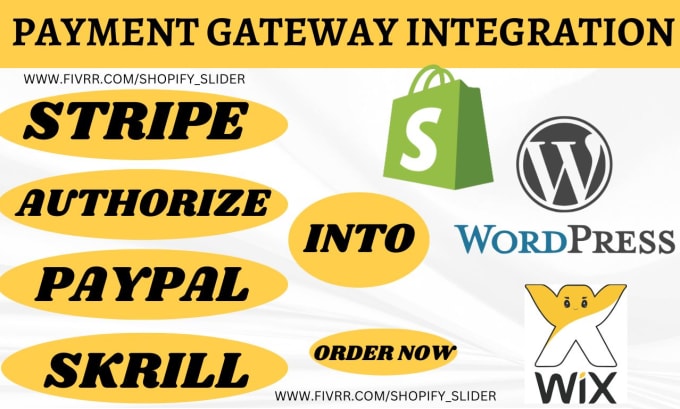 Gig Preview - Create and integrate paypal, stripe, shopify payment, payoneer, klarna