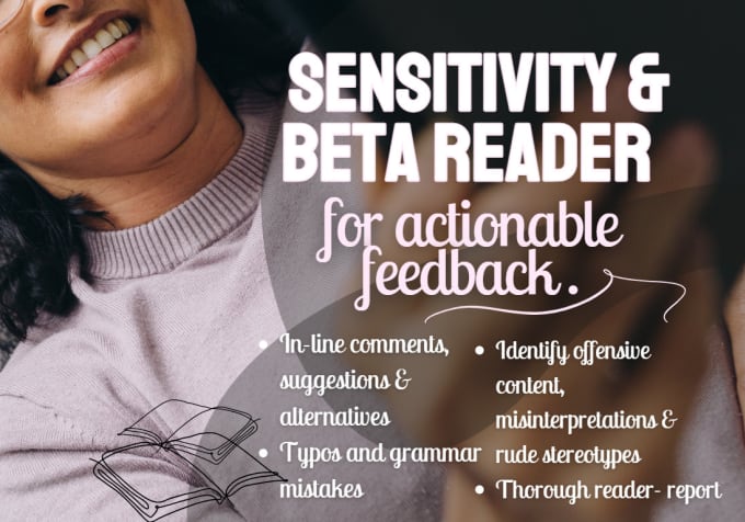 Gig Preview - Be an honest sensitivity and beta reader