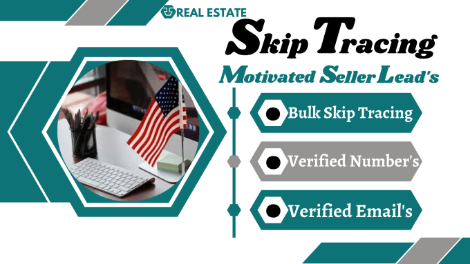 Gig Preview - Do real estate motivated seller leads and active cash buyer with skip tracing