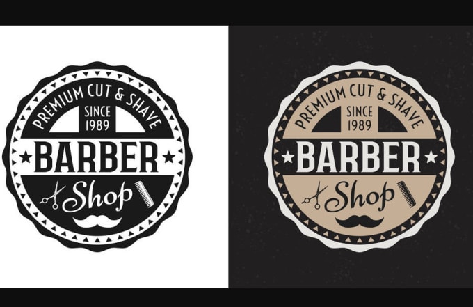 Gig Preview - Design unique hair salon, barber shop logo