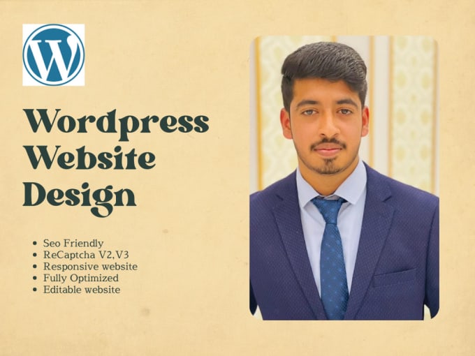 Gig Preview - Design a unique and responsive wordpress website for business