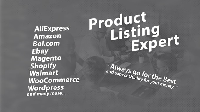 Gig Preview - Be your product listing expert