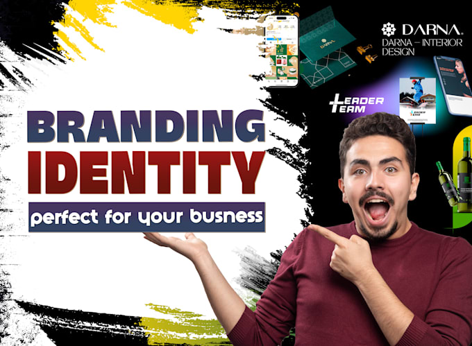 Gig Preview - Design a creative business logo design and complete branding kit for you