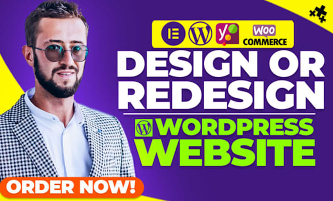 Gig Preview - Design, redesign, revamp wordpress website and copy clone or duplicate wordpress