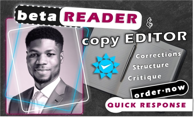 Gig Preview - Be your beta reader or alpha reader, copy editor and critique