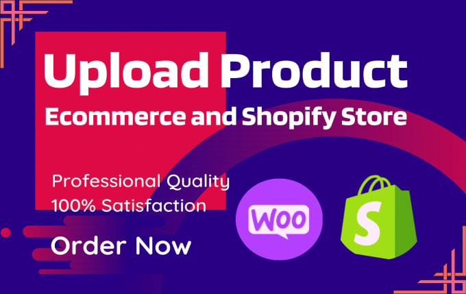 Gig Preview - Upload 1000 product, add product on ecommerce or shopify store, product listing