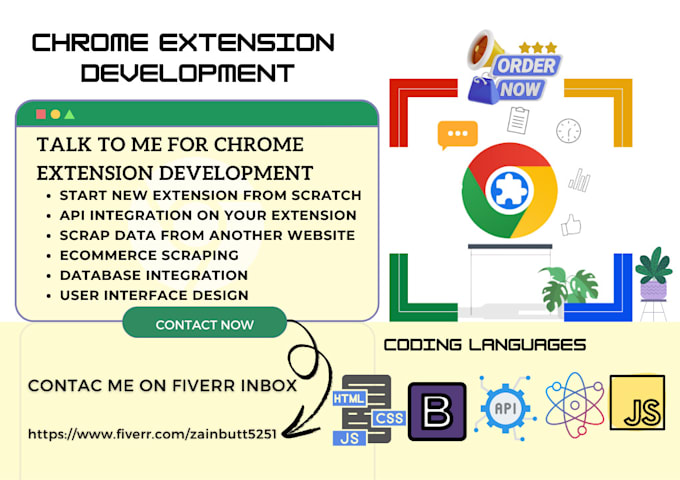 Gig Preview - Do chrome extension development