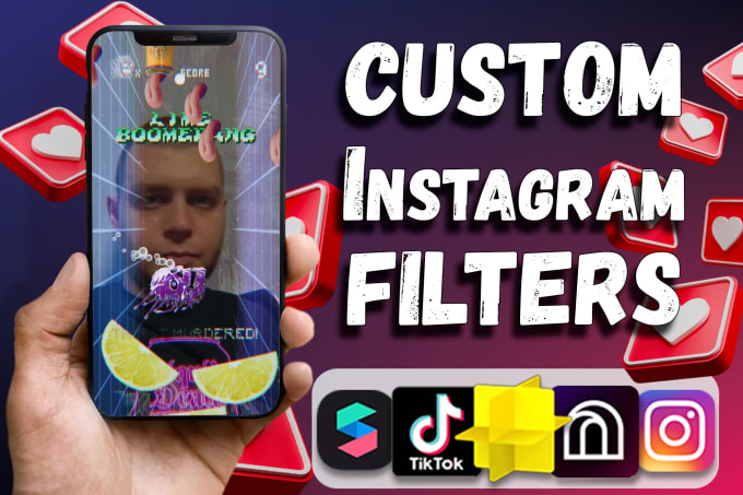 Gig Preview - Create facebook or instagram filter for you