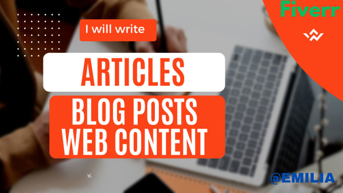 Gig Preview - Write engaging articles, blog posts and web content for you